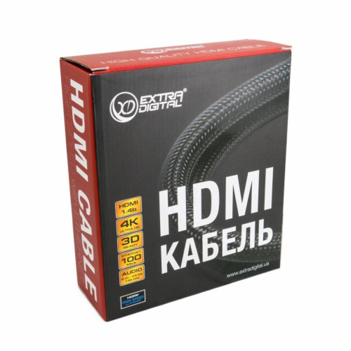 Кабель мультимедійний HDMI to HDMI 5.0m EXTRADIGITAL (KBH1635)