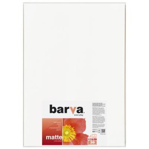 Папір BARVA A3 Everyday Matte 170г, 20л (IP-AE170-324)