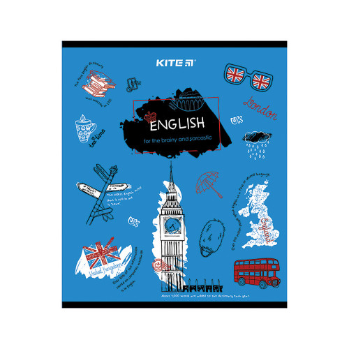 Зошит Kite предметний Англійська мова Classic 48 аркушів у клітинку (K21-240-02)