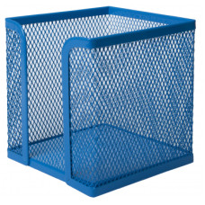 Підставка-куб для листів і паперів Buromax металевий, синій (BM.6215-02)