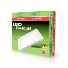 Світильник Eurolamp Downlight 4W 4000K (LED-DLS-4/4)