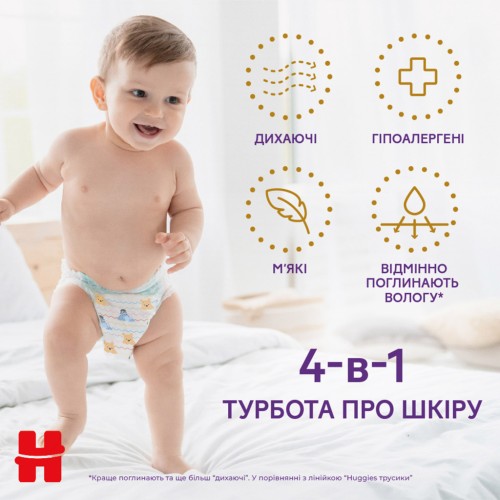 Підгузок Huggies Elite Soft 6 (15-25 кг) Mega 30 шт (5029053582436)