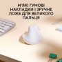 Мишка Logitech Lift for Mac Vertical Ergonomic Mouse Off White (910-006477)