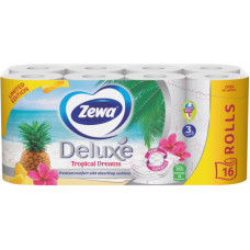 Туалетний папір Zewa Deluxe лімітована літня колекція 3 шари 16 рулонів (7322540802191)