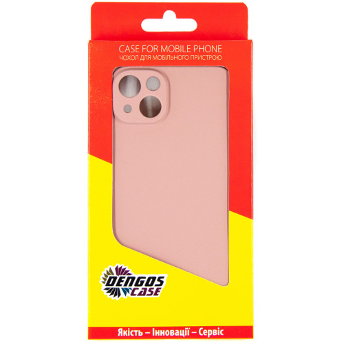 Чохол до мобільного телефона Dengos Soft iPhone 14 Plus (pink) (DG-TPU-SOFT-12)