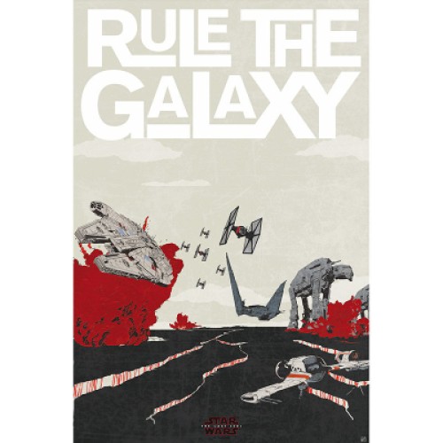 Стікер-наклейка ABYstyle Постер Star Wars — "Rule The Galaxy" (Керування галактикою) 91.5x61 см (ABYDCO470)