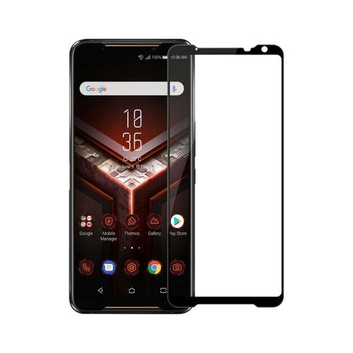 Скло захисне PowerPlant Full screen Asus ROG Phone 2, Black (GL607433)