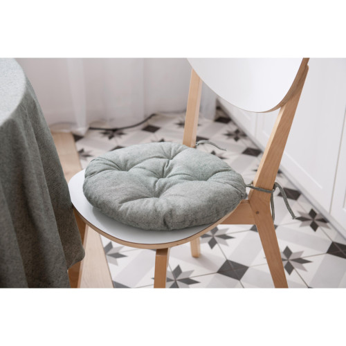 Подушка на стілець Ardesto Oliver зелений, D-40см 100% бавовна (ART03OG)