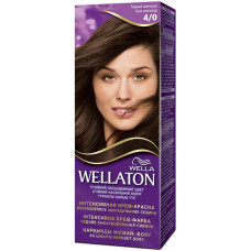 Крем-фарба для волосся Wellaton стойкая 4/0 Темный шоколад (4056800023035)