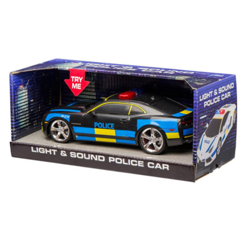 Машина Maisto Chevrolet Camaro SS RS (Police) чорний . Світло і звук (1:24 (81236 black)