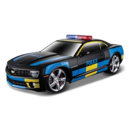 Машина Maisto Chevrolet Camaro SS RS (Police) чорний . Світло і звук (1:24 (81236 black)