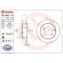 Гальмівний диск Brembo 08.A631.11