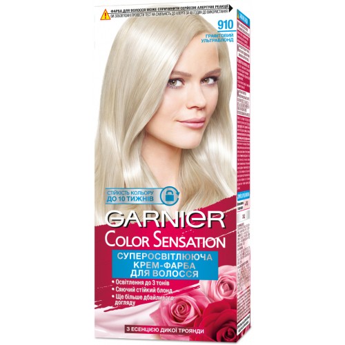 Фарба для волосся Garnier Color Sensation 910 Графітовий-ультраблонд 110 мл (3600541929845)