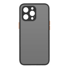 Чохол до мобільного телефона MakeFuture Apple iPhone 13 Pro Max Frame (Matte PC+TPU) Black (MCMF-AI13PMBK)