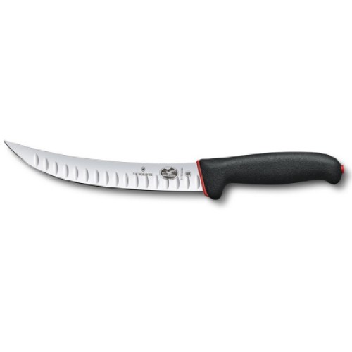 Кухонний ніж Victorinox Fibrox Butcher 20 см Dual Grip Black (5.7223.20D)