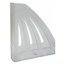 Лоток для паперів КіП пластиковий, вертикальний, сірий (TRAYV-KIP-LV-03-G)