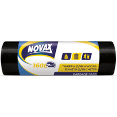Пакети для сміття Novax чорні 160 л 10 шт. (4823058308692)