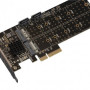 Плата розширення Frime 88SE9215 PCI-E-2хM.2 SATA3+2хSATA3 PCIe (ECF-PCIEtoSSD012.LP)