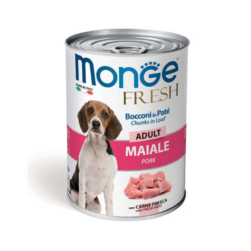 Консерви для собак Monge Dog Fresh свинина 400 г (8009470014465)