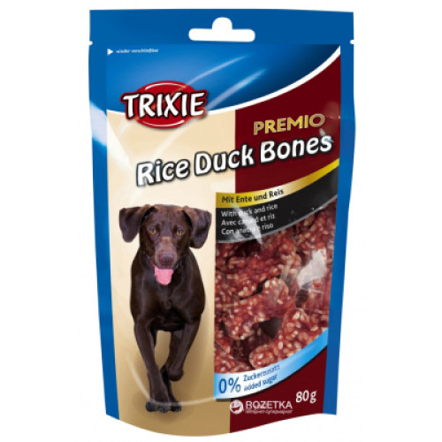 Ласощі для собак Trixie Premio Rice Duck Bones рис/качка 80 г (4011905317427)