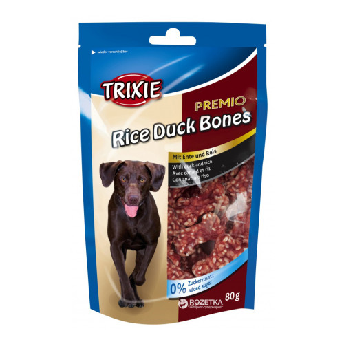 Ласощі для собак Trixie Premio Rice Duck Bones рис/качка 80 г (4011905317427)