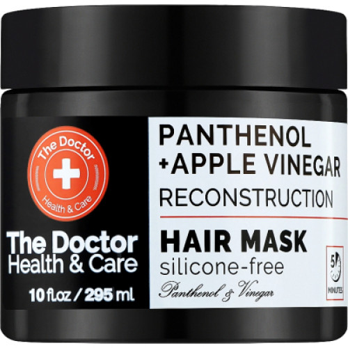 Маска для волосся The Doctor Health & Care Panthenol + Apple Vinegar Reconstruction 295 мл (8588006042580)