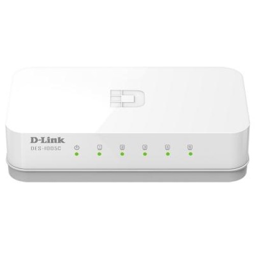 Комутатор мережевий D-Link DES-1005C