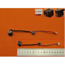 Роз'єм живлення ноутбука з кабелем для Dell PJ590 (7.4mm x 5.0mm + center pin), 5-pin универсальный (A49073)