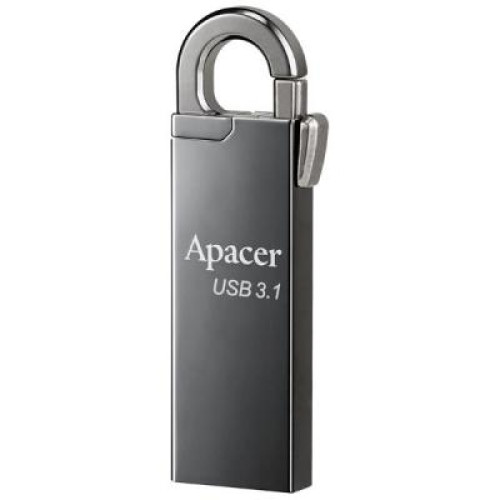 USB флеш накопичувач Apacer 64GB AH15A Ashy USB 3.1 (AP64GAH15AA-1)