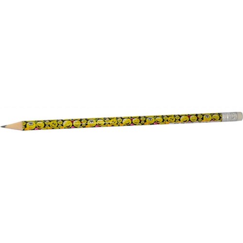 Олівець графітний ZiBi HB, with eraser, EMOTIONS, SET 5шт, blіster (ZB.2308-5)