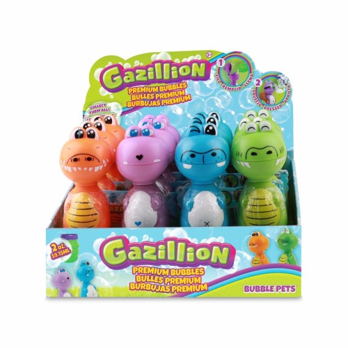 Мильні бульбашки Gazillion Діно, р-н 59мл, зелений (GZ36573)