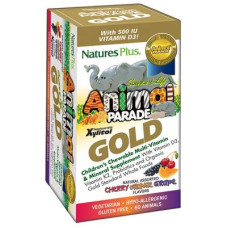 Мультивітамін Natures Plus Мультивітаміни для Дітей, Смак Асорті, Animal Parade Gold, 6 (NAP-29927)