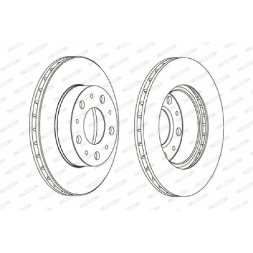 Гальмівний диск FERODO DDF1171