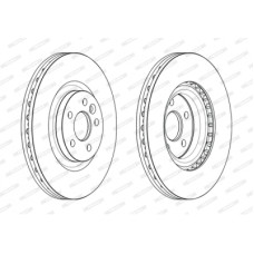 Гальмівний диск FERODO DDF2632C-1