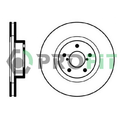 Гальмівний диск Profit 5010-0679