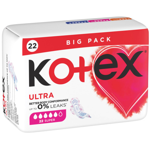 Гігієнічні прокладки Kotex Ultra Super 22 шт. (5029053569123)