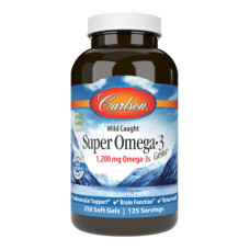 Жирні кислоти Carlson Супер Омега-3, Super Omega-3 Gems, 250 желатинових капсул (CAR-01522)