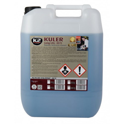 Антифриз K2 KULER -35C 20кг BLUE (W406N)