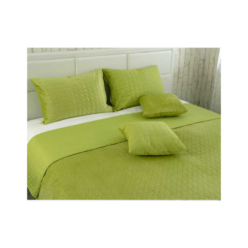 Покривало Руно двостороннє VeLour Зелене 150х220 см (360.55_Green banana)