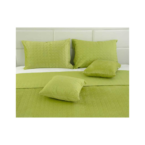 Покривало Руно двостороннє VeLour Зелене 150х220 см (360.55_Green banana)