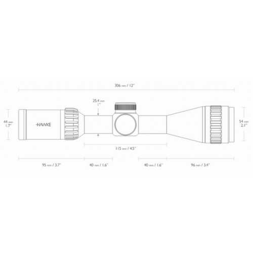 Приціл Hawke Airmax 4-12x40 AO (AMX) (13130)