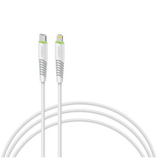 Дата кабель USB Type-C to Lightning 18W 1,2m CBFLEXTL1 white Intaleo (1283126504099)