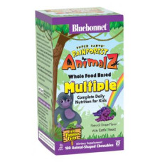 Мультивітамін Bluebonnet Nutrition Мультивітаміни для Дітей, Смак Винограду, Rainforest Animalz (BLB-00187)