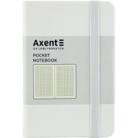 Книга записна Axent Partner 95х140 мм в клітку 96 аркушів Біла (8301-21-A)