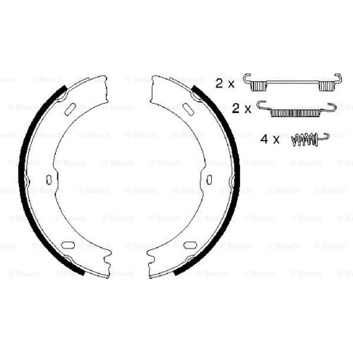 Гальмівні колодки Bosch 0 986 487 720