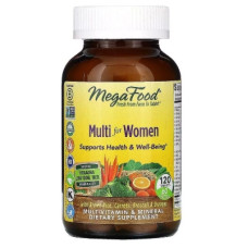 Мультивітамін MegaFood Мультивітаміни для Жінок, Multi for Women, 120 таблеток (MGF-10324)