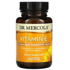 Вітамін Dr. Mercola Вітамін E, Vitamin E, 30 капсул (MCL-01508)