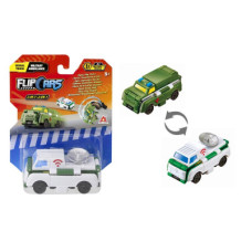 Машина Flip Cars 2 в 1 Вантажівка зв'язку і Військова швидка допомога (EU463875-15)