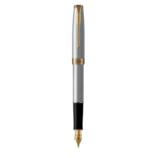 Ручка пір'яна Parker SONNET 17 Stainless Steel GT  FP F (84 111)