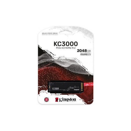 Накопичувач SSD M.2 2280 2TB Kingston (SKC3000D/2048G)